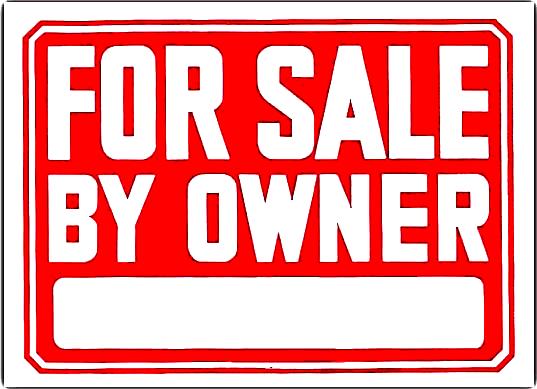 For Sale By Owner (FSBO) Sign